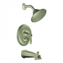 Rothbury 1-Handle Moentrol Tub and Shower Faucet Trim Kit in Brushed Nickel