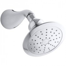 Revival 1-Spray 5-1/2 in. Katalyst Air-Induction Showerhead in Polished Chrome