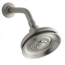 Fairfax 2.5 GPM Multifunction Wall-Mount 3-Spray Showerhead with MasterClean Spray Nozzle in Vibrant Brushed Nickel