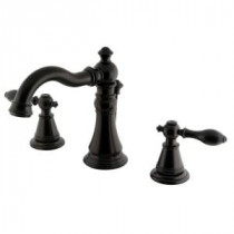 Classic 8 in. Widespread 2-Handle High-Arc Bathroom Faucet in Oil Rubbed Bronze