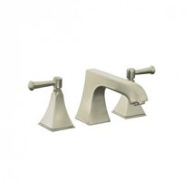 Memoirs Deck-Mount 2-Handle Bathroom Faucet in Vibrant Brushed Nickel Trim Only (Valve not included)