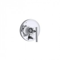 Purist 1-Handle Wall-Mount Valve Trim Kit in Polished Chrome (Valve Not Included)