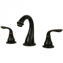 Chambery 8 in. Widespread 2-Handle Mid-Arc Bathroom Faucet in Oil Rubbed Bronze