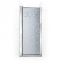 Paragon Series 21 in. x 69.5 in. Framed Maximum Adjustment Pivot Shower Door in Chrome with Aquatex Glass