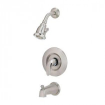 Parisa Single-Handle 3-Spray Tub and Shower Faucet in Brushed Nickel