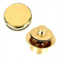 1.865 in. Overall Diameter x 11.5 Threads x 1.25 in. Lift and Turn Trim Kit, Polished Brass