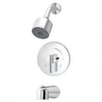 Dia Single-Handle 1-Spray Tub and Shower Faucet In Chrome (Valve Not Included)