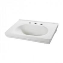 Structure Suite 20-5/80 in. Pedestal Sink Basin in White