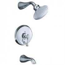 Revival 1-Handle Tub and Shower Faucet Trim in Polished Chrome