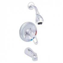 Prestige Collection Single-Handle 1-Spray Tub and Shower Faucet in Chrome