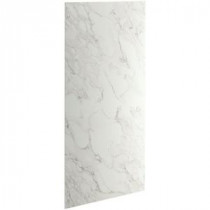 Choreograph 0.3125 in. x 42 in. x 96 in. 1-Piece Shower Wall Panel in CrossCut Dune for 96 in. Showers