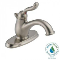 Leland Single Hole Single-Handle Bathroom Faucet in Stainless
