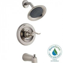 Windemere 1-Handle Tub and Shower Faucet Trim Kit in Stainless (Valve Not Included)