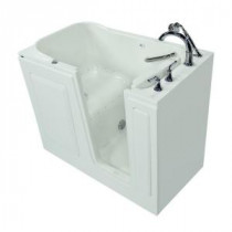 Exclusive Series 48 in. x 28 in. Walk-In Air Bath Tub with Quick Drain in White