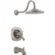 Addison TempAssure 17T Series 1-Handle Tub and Shower Faucet Trim Kit Only in Stainless (Valve Not Included)