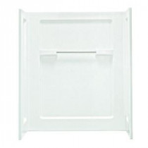 Advantage 35-1/4 in. x 48 in. x 56 in. 3-Piece Direc-to-Stud Shower Wall Set in White