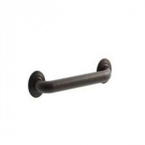 Traditional 12 in. x 2-13/16 in. Concealed Screw Grab Bar in Oil-Rubbed Bronze