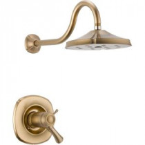 Addison TempAssure 17T Series 1-Handle Shower Faucet Trim Kit Only in Champagne Bronze (Valve Not Included)