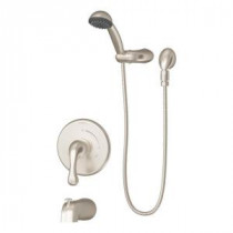 Unity 1-Spray Hand Shower with Stops in Satin Nickel