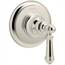 Artifacts Lever 1-Handle Transfer Valve Trim Kit in Vibrant Polished Nickel (Valve Not Included)