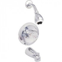 Traditional Collection Single-Handle 1-Spray Tub and Shower Faucet in Chrome