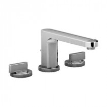Moments 2-Handle Deck-Mount Tub Filler in Polished Chrome Less Personal Shower