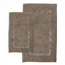 21 in. x 34 in. and 17 in. x 24 in. 2-Piece Greenville Bath Rug Set in Sand