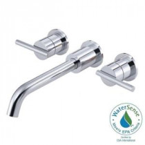 Parma 2-Handle Wall Mount Lavatory Faucet Trim Only in Chrome (DISCONTINUED)