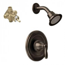 Brantford 1-Handle Posi-Temp Shower Faucet Trim Kit in Oil Rubbed Bronze - Valve Included