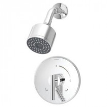 Dia 1-Handle Shower Faucet Trim in Chrome