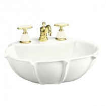 Anatole 6-5/8 in. Pedestal Sink Basin in White