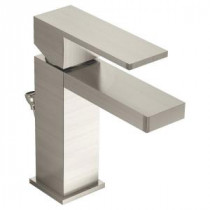 Duro Single Hole 1-Handle Bathroom Faucet in Satin Nickel