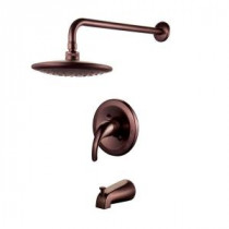Pressure Balanced Single-Handle Tub and Shower Faucet in Oil Rubbed Bronze