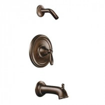 Brantford 1-Handle Posi-Temp Tub and Shower in Oil Rubbed Bronze (Valve Sold Separately)