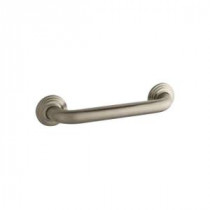 Traditional 12 in. x 1-1/4 in. Grab Bar in Brushed Bronze