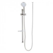 Relax Rustic 24 in. 5-Spray Shower Bar with Hand Shower in Brushed Nickel