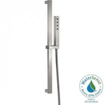 Ara 1-Spray Handshower with Slide Bar in Stainless Featuring H2Okinetic