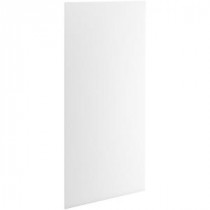 Choreograph 0.3125 in. x 42 in. x 96 in. 1-Piece Shower Wall Panel in White for 96 in. Showers