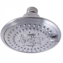Touch-Clean 5-Spray 5 in. Fixed Shower Head in Stainless