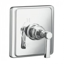 Pinstripe Pure 1-Handle Rite-Temp Pressure-Balancing Valve Trim Kit in Polished Chrome (Valve Not Included)