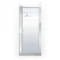 Paragon Series 35 in. x 65.5 in. Framed Maximum Adjustment Pivot Shower Door in Chrome with Clear Glass