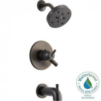 Trinsic 1-Handle H2Okinetic Tub and Shower Faucet Trim Kit in Venetian Bronze (Valve Not Included)
