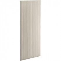 Choreograph 0.3125 in. x 32 in. x 96 in. 1-Piece Shower Wall Panel in Sandbar with Cord Texture for 96 in. Showers