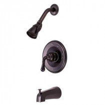 Vintage 1-Handle 5-Spray Tub and Shower Faucet in Oil Rubbed Bronze