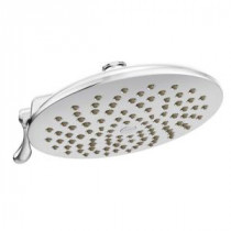 Velocity 2-Spray 8 in. Rainshower Showerhead Featuring Immersion in Chrome