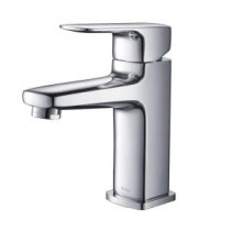 Virtus Single Hole Single-Handle Low-Arc Bathroom Faucet in Chrome