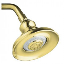 Revival 3-Spray 5-15/16 in. Raincan Multifunction Showerhead in Vibrant Polished Brass
