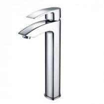 Visio Single Hole 1-Handle High Arc Bathroom Vessel Faucet in Chrome