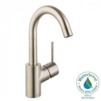 Talis S 190 Single Hole 1-Handle High-Arc Bathroom Faucet in Brushed Nickel