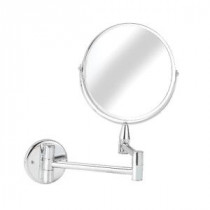 Small Round Magnifying Mirror in Chrome